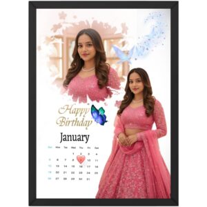 happy birthday photo frame