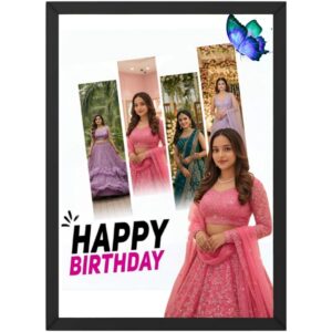 happy birthday photo farme