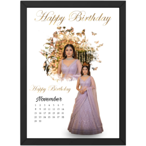 happy birthday photo frame