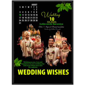 Weeding photo frame Gift