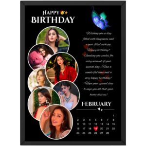 birthday photo farme